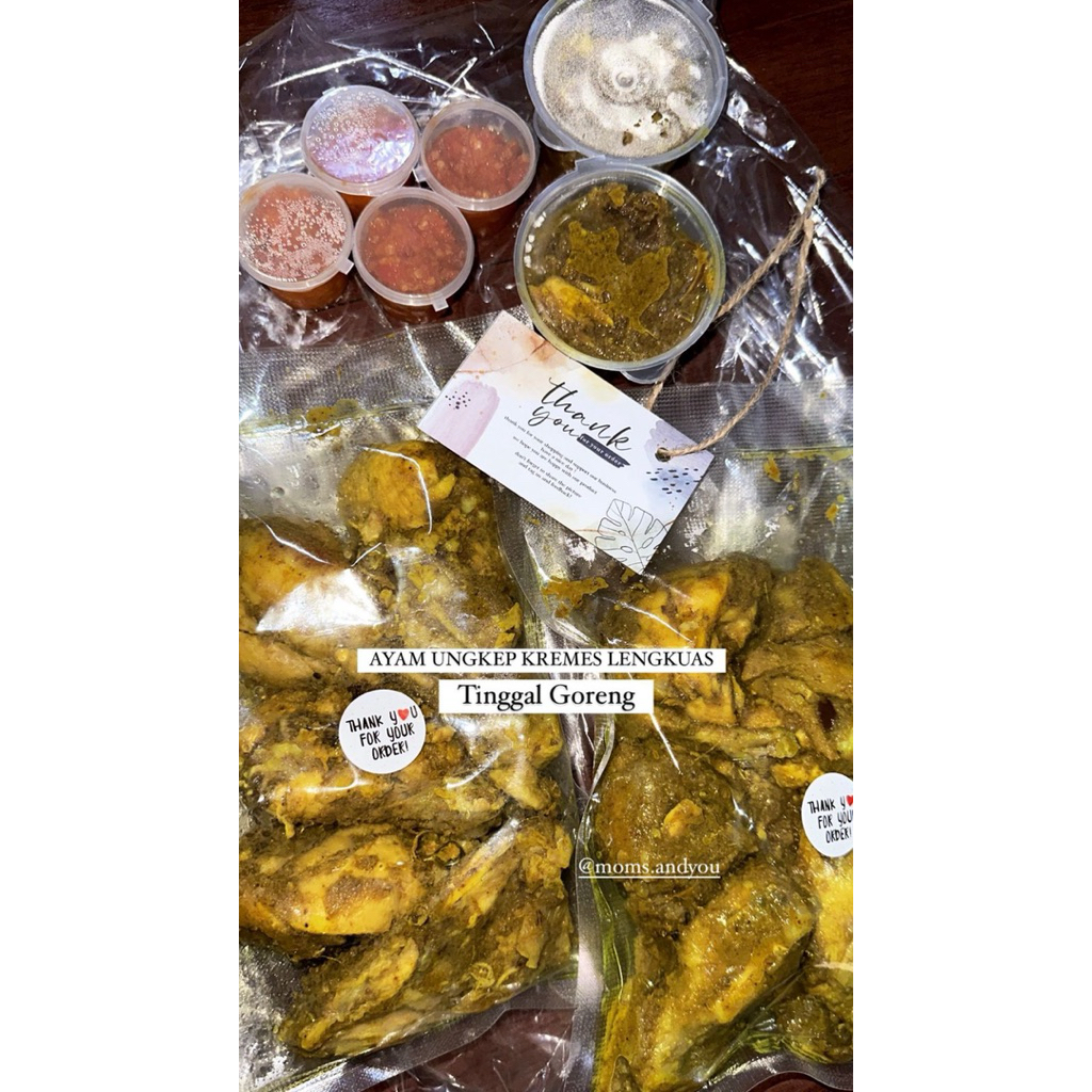 

AYAM UNGKEP KREMES LENGKUAS ISI 5 Pcs Mix