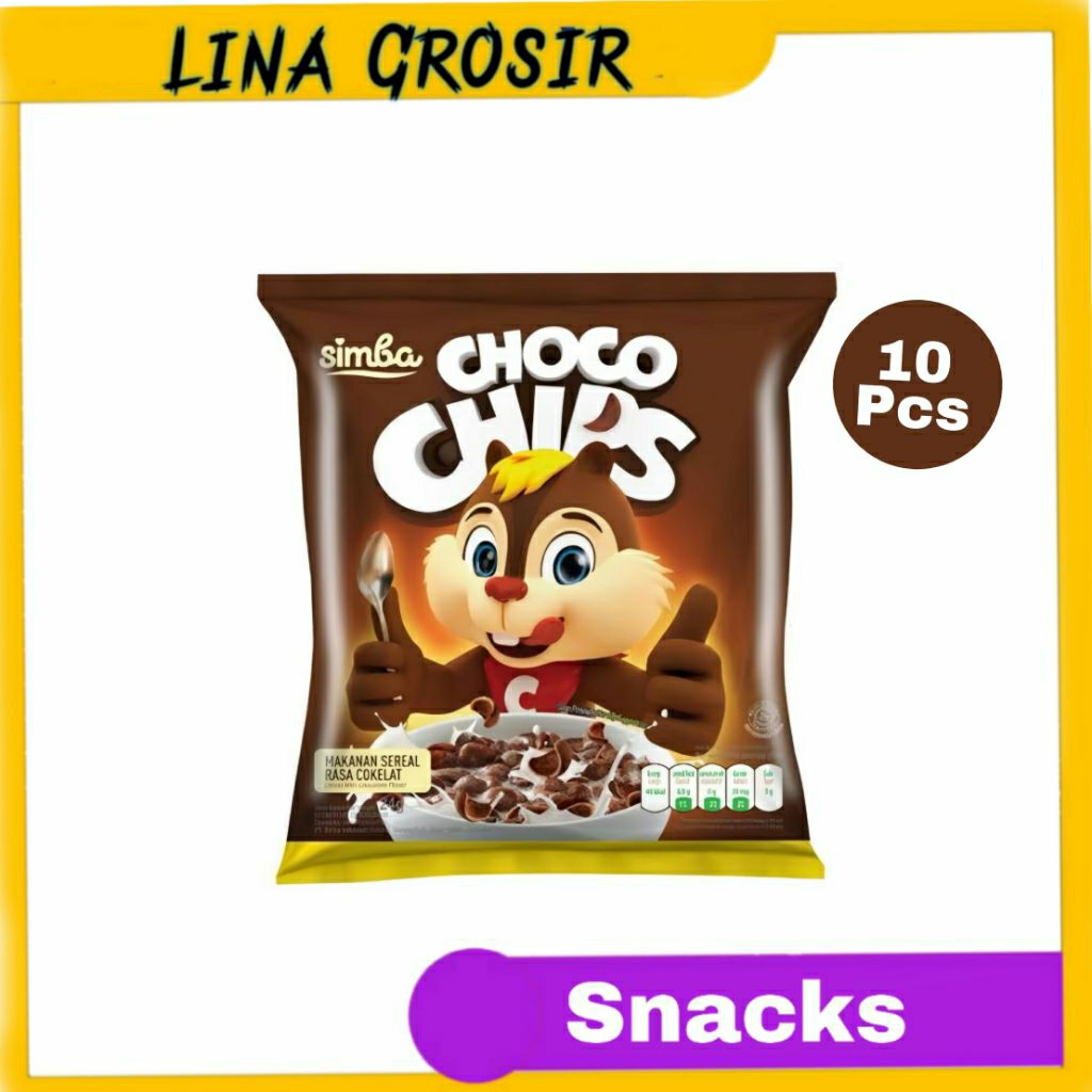 1 Karton Simba Choco Chips 6gr (16rcg)