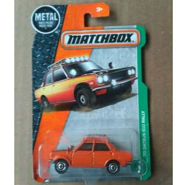 2017 Matchbox - '70 Datsun 510 Rally - Orange