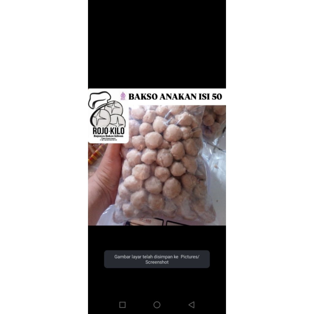 

Bakso anakan isi 100