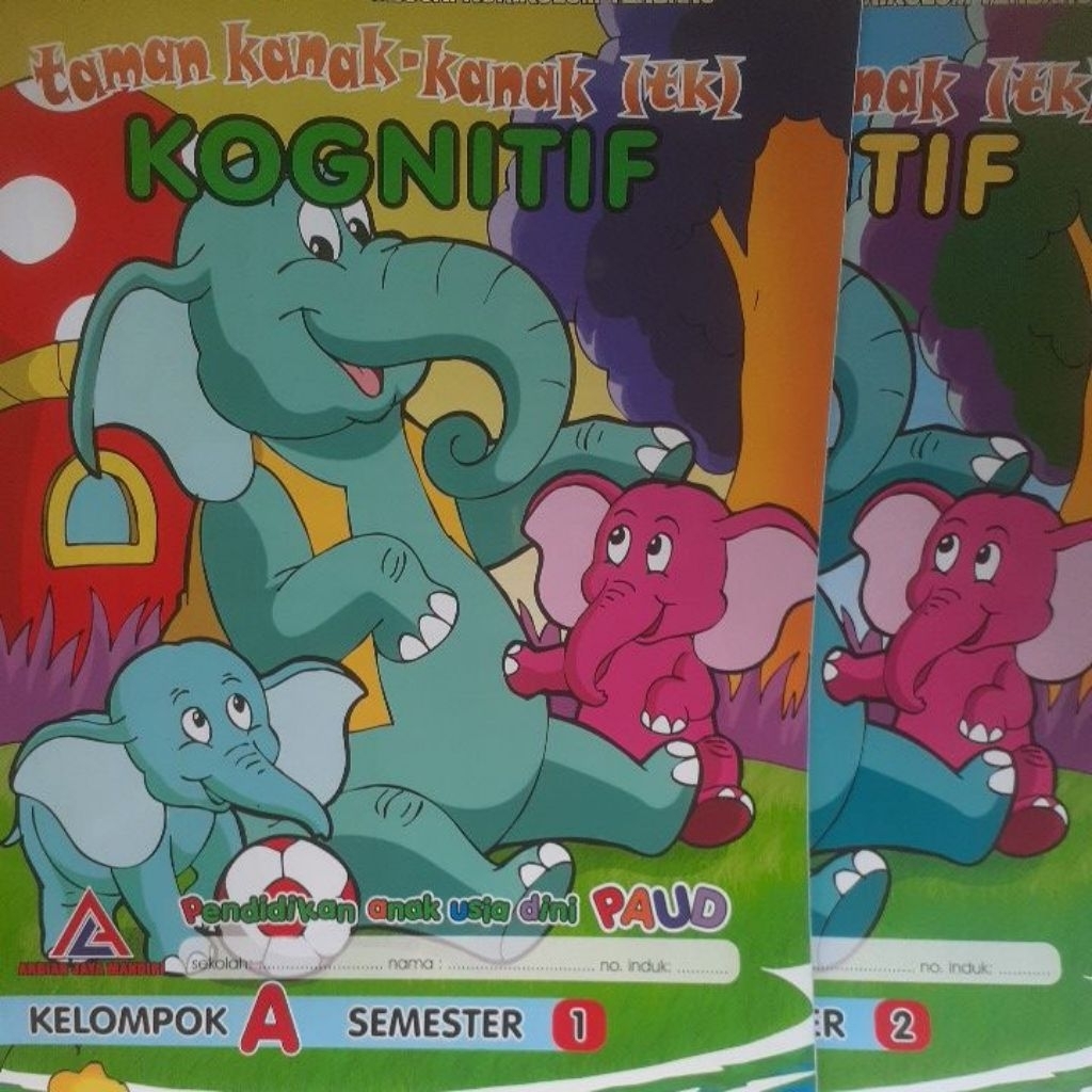 Buku Kognitif Kelompok A dan B - untuk TK/PAUD