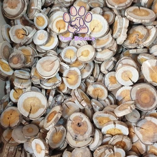 

(The Bool's) potongan kayu secang wood slice Rustic 3cm - 5cm ( ada retak & lubang seperti gambar )