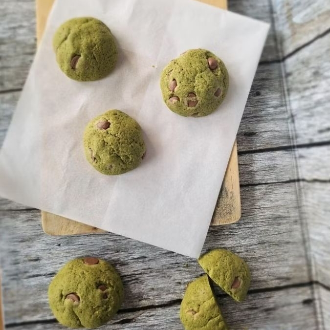 

Emerald Matcha Bliss Cookies