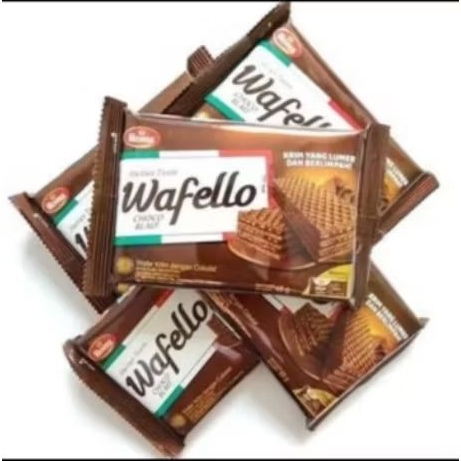 

WAFELLO WAFER COKELAT ECER 2000 (1 PACK ISI 10)