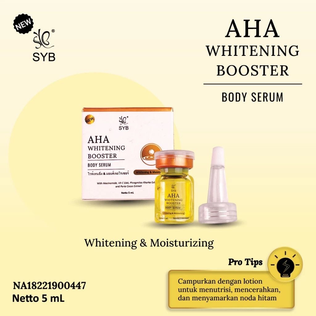 SYB AHA WHITENING BOOSTER BODY SERUM - 5ML