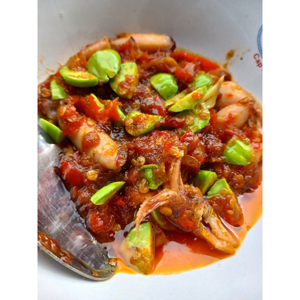 

sambel cumi pete pedas
