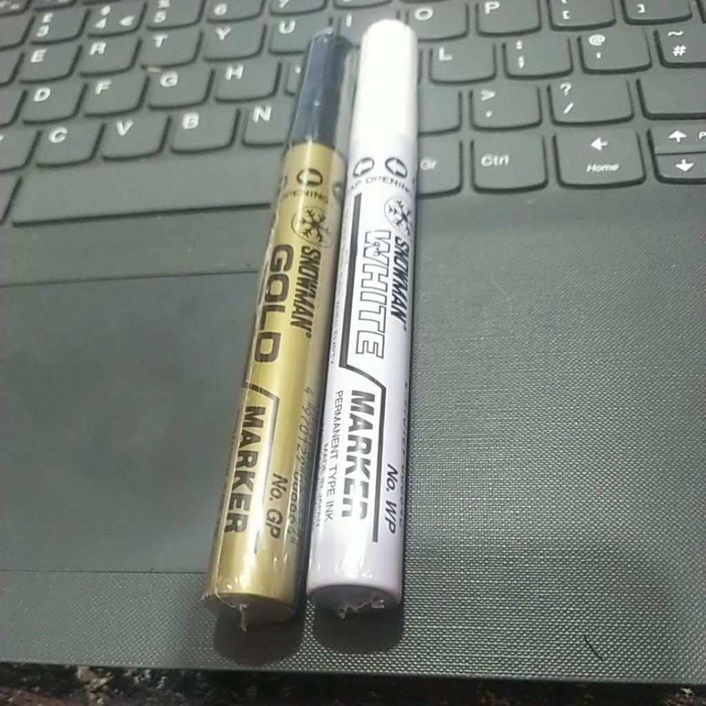 

SEPEDOL SNOWMAN TINTA EMAS&PUTIH MARKER