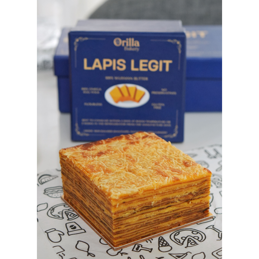 

Lapis Legit Orilla Bakery Original Keju Edam 9x9