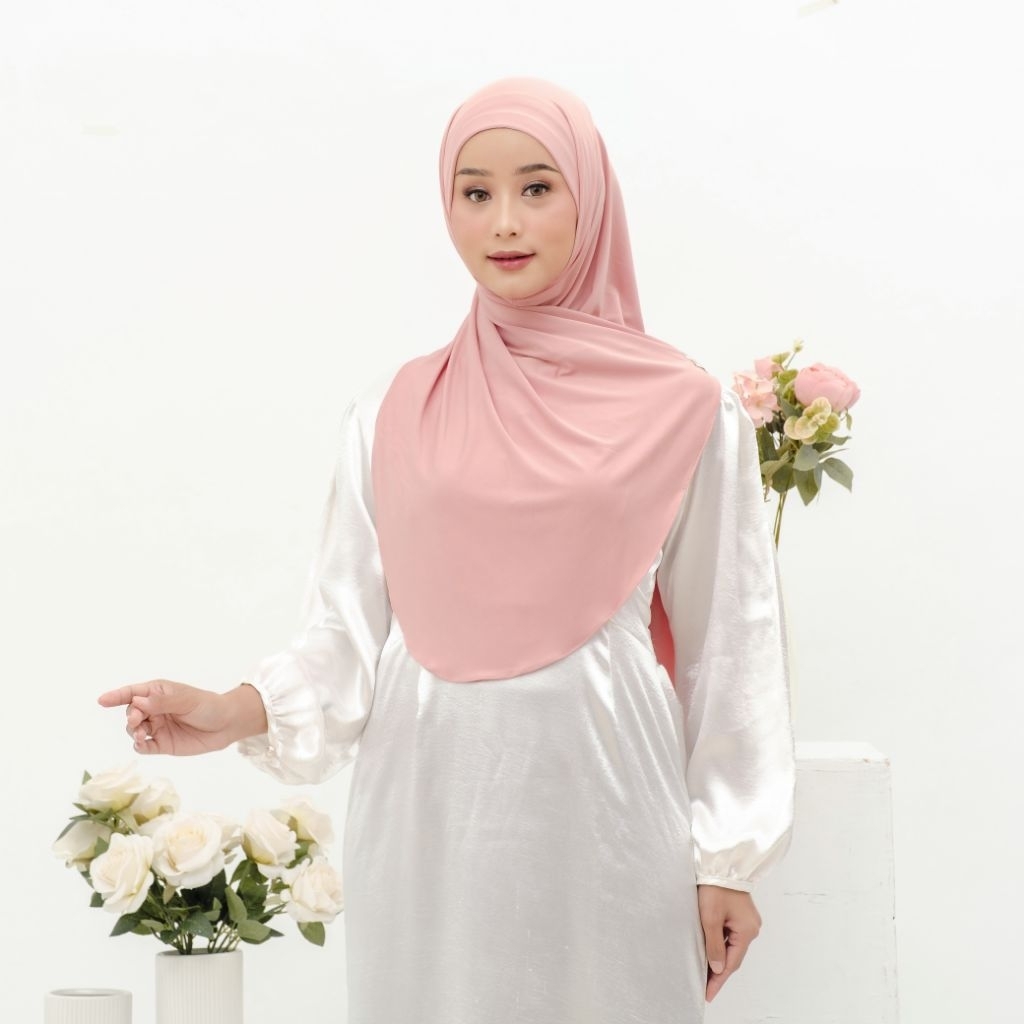 NAURA | HIJAB INSTAN JIISO | JERSEY PREMIUM