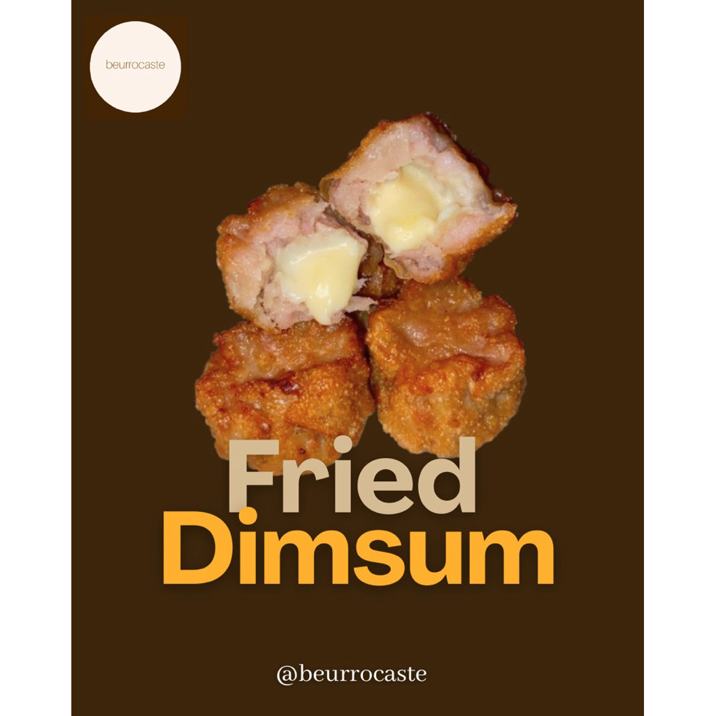 

Dimsum Isi Keju Lumer (Kukus/Goreng)