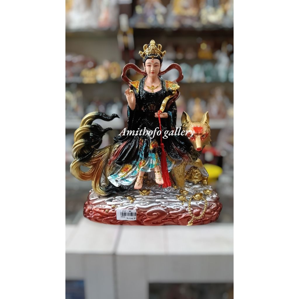 Patung/Rupang Dewi Rubah 12" fiber