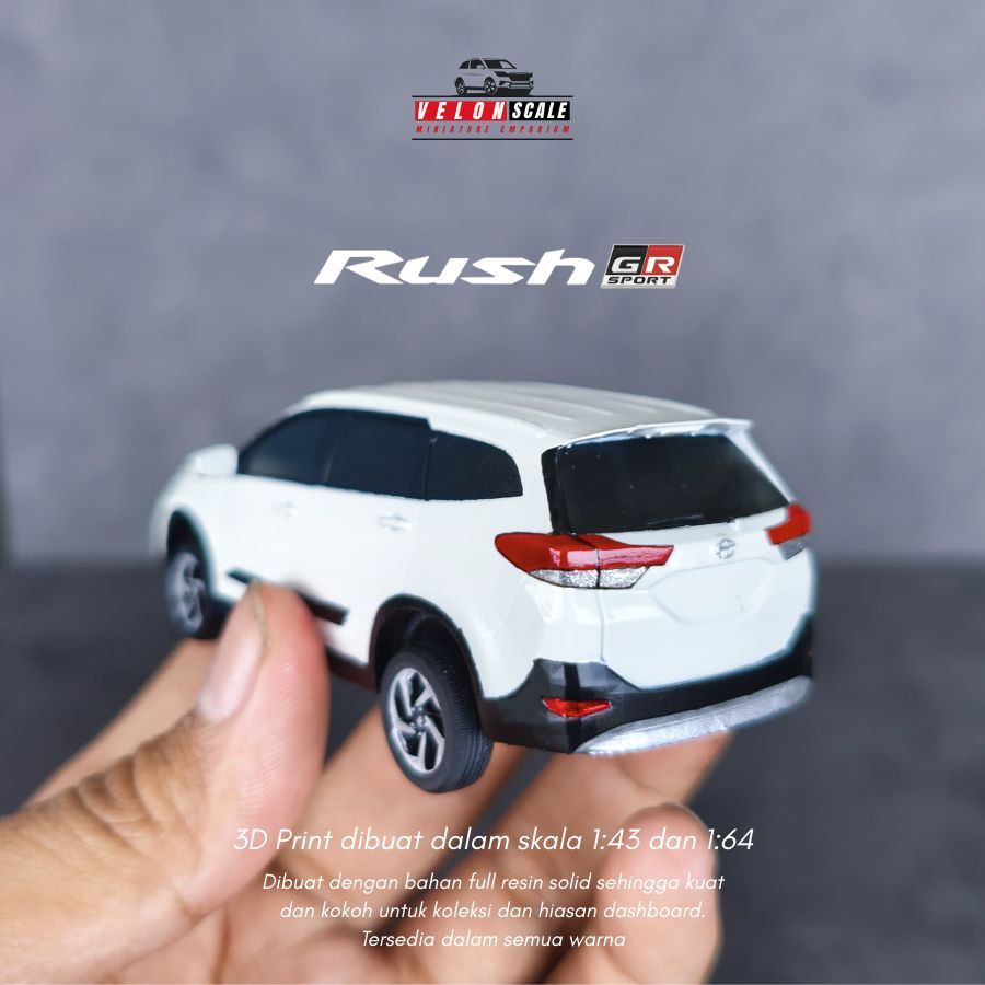 Diecast Mobil Toyota Rush GR Sport 2021 Skala 1:43 niatur Toyota Rush GR Sport. Custom Platnomor