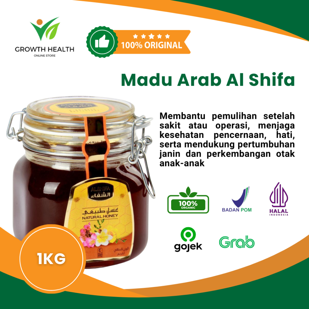 

Madu Arab Al Shifa 1KG - Madu Alshifa - Al Syifa Madu Asli Arab Kental