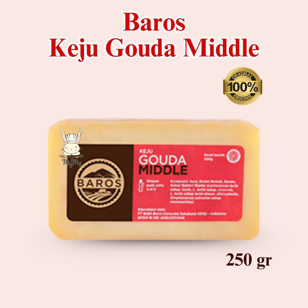 

Keju Gouda Middle Baros 250 gr