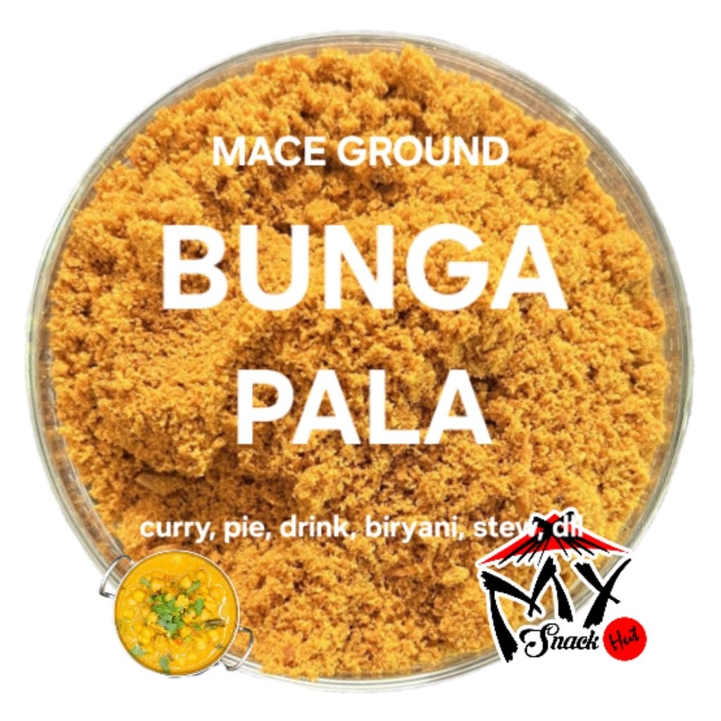

BUNGA PALA BUBUK 10GR RED ORANGE NUTMEG SKIN FLOWER PURE MACE FULI MERAH CEMPRA GROUND DOUKOUHUA 豆蔻花粉