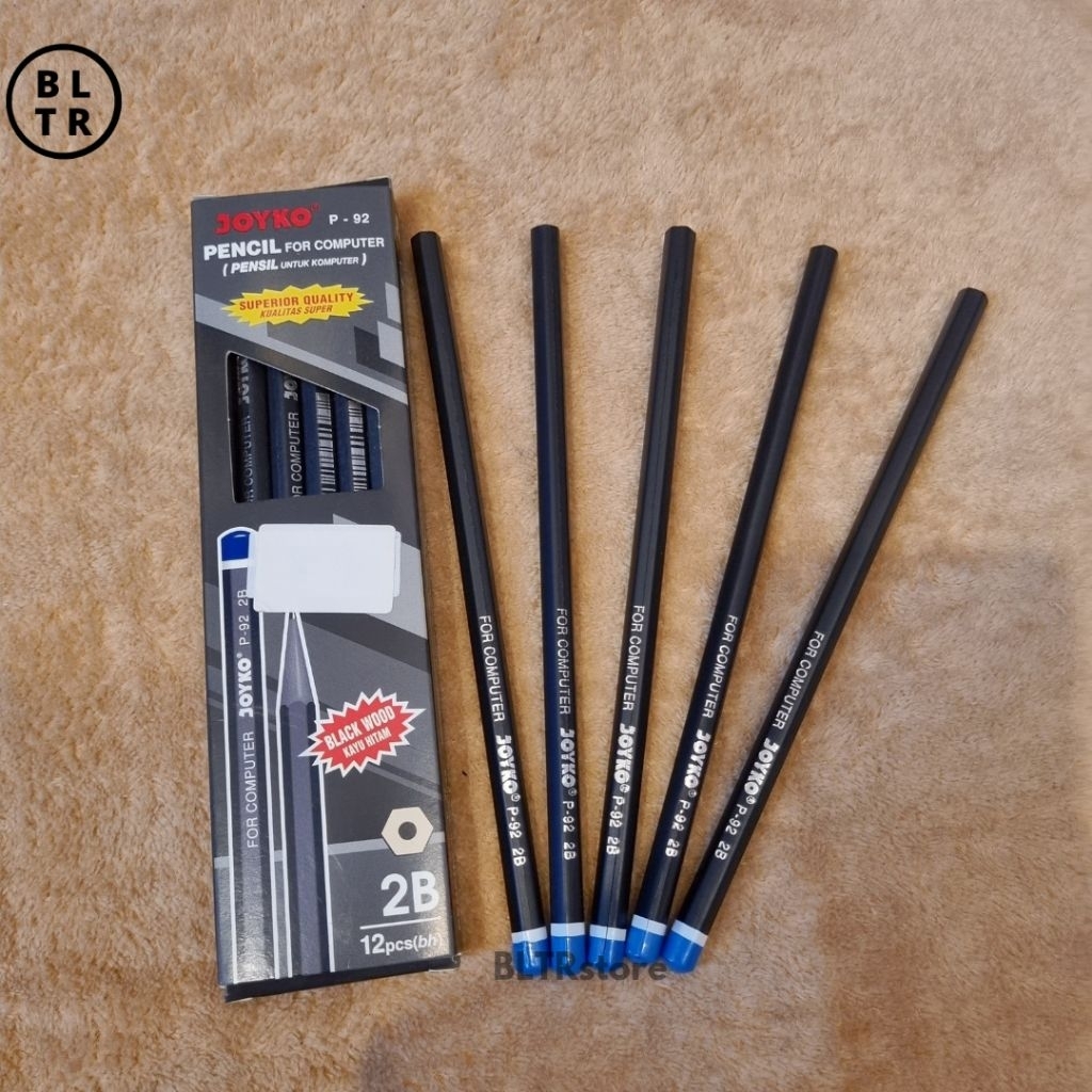 

PAK//PENSIL JOYKO 2B(P92J)/KAYU HITAM/PENSIL KOMPUTER/BLACK WOOD KAYU HITAM/NEW ORIGINAL