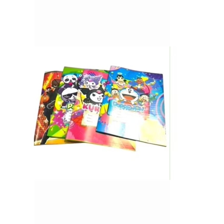 

SAMPUL BUKU TULIS KARAKTER SUPER LUCU | SAMPUL KWARTO UK 36X25 CM | TEBAL ISI BANYAK | MURAH
