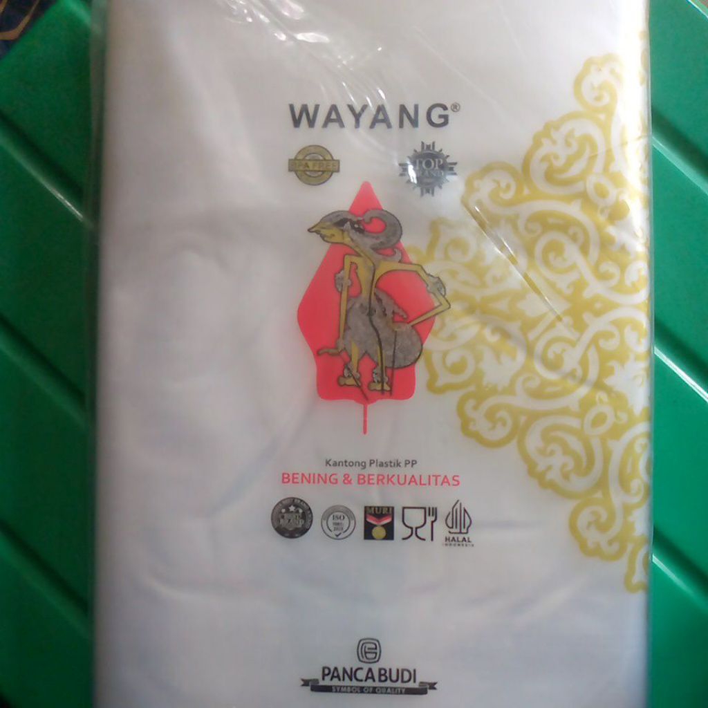PLASTIK PP WAYANG 23X45 BENING