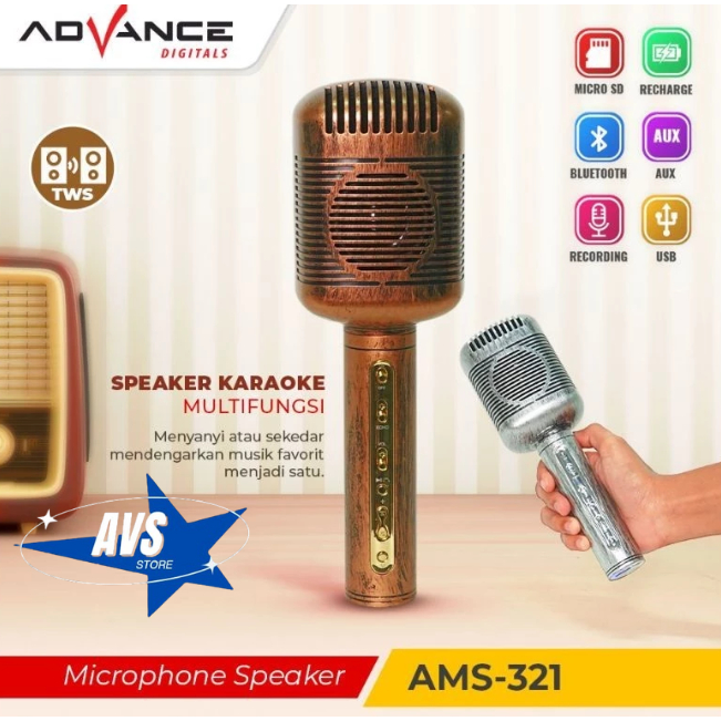 ADVANCE MICROPHONE SPEAKER AMS 321