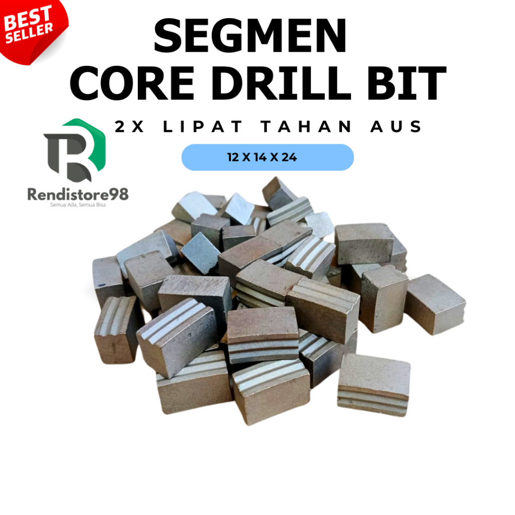 Core bit segmen tembus batu | HIGH QUALITY