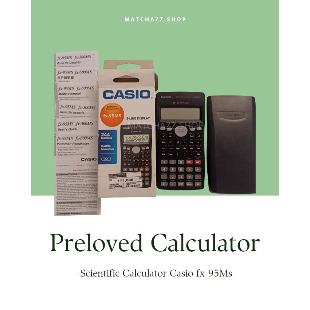 

Kalkulator Scientific Casio Original - Second Normal