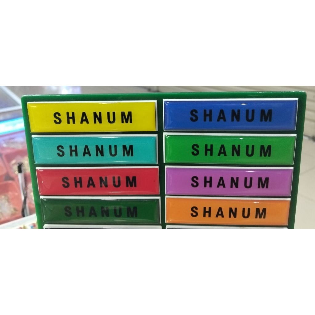 

name tage/papan nama 2x8cm