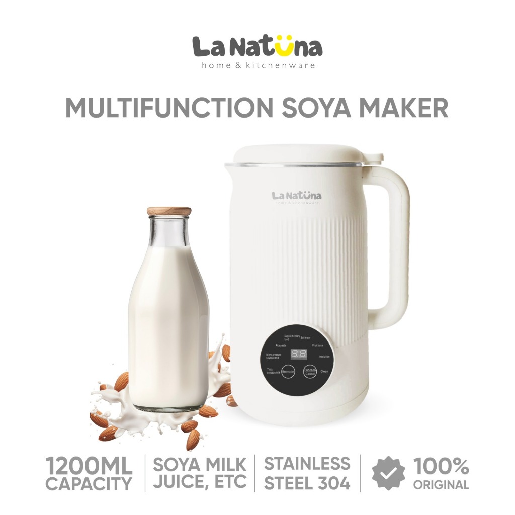 La Natuna Mesin Susu Kacang Kedelai Otomatis Soya Maker Multifungsi Blender Susu Kedelai Milk Maker