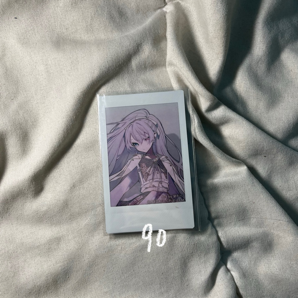 PROJECT SEKAI hatsune miku zozotown cheki polaroid niigo 25ji