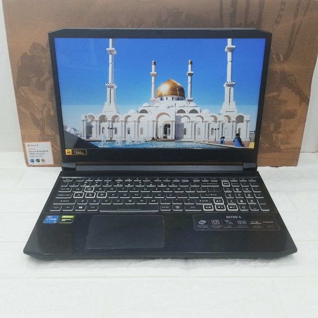 Laptop 2nd Acer Nitro 5 Gaming Intel core i5-11300H RAM 16GB SSD 512GB VGA GTX 1650