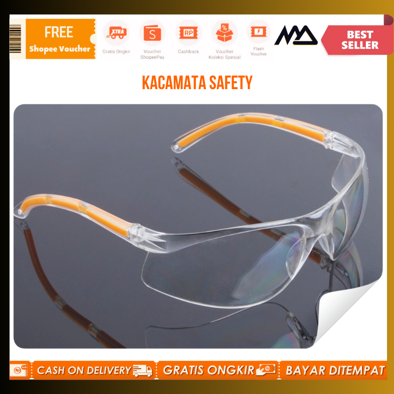 Kacamata Safety Goggles LESHP untuk Kerja Laboratorium / Kacamata safety / Kacamata pelindung kerja