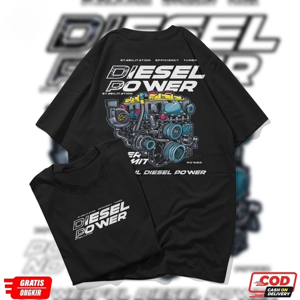 KAOS  Diesel Power Engine Turbo KAOS DISTRO Diesel Power Engine Turbo KAOS PRIA WANITA
