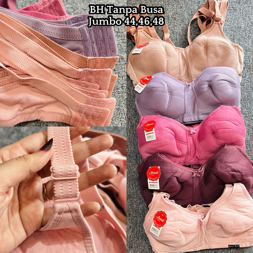 Bh Sport Jumbo/bh Tanpa busa/bh ukuran 44-46-48