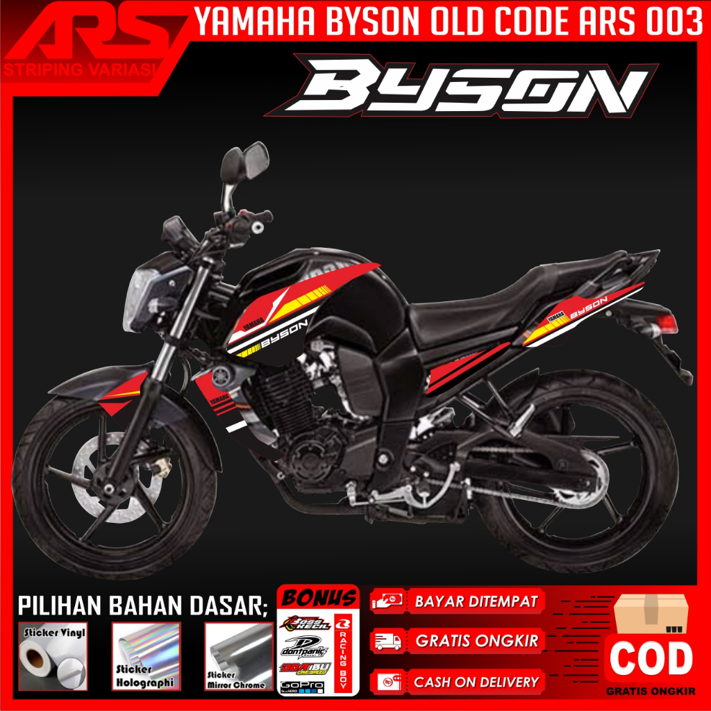 sticker  Byson Full Body Stiker Byson Full Body Striping Byson injeksi Variasi list  ARS 003