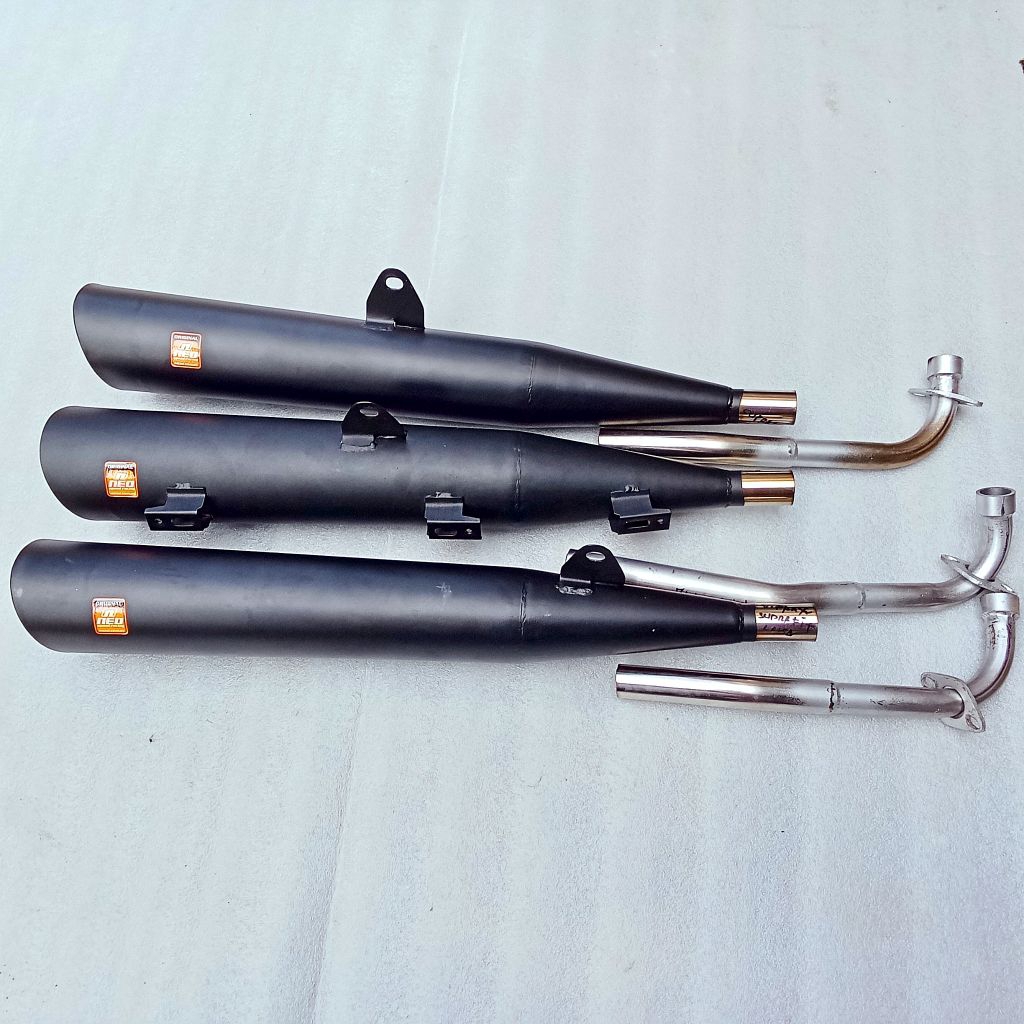 Knalpot Standar RacingTsukigi Motor Bebekan Honda SupraX 125 Old Karisma X 125 Supra Fit New Astrea 