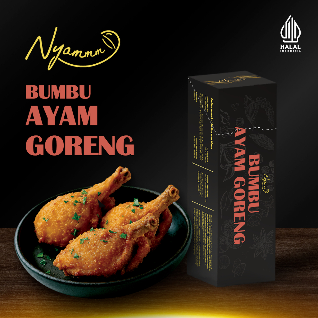 

Bumbu Ayam Goreng Instan | Campuran Rempah Murni Bumbu Masak Siap Pakai