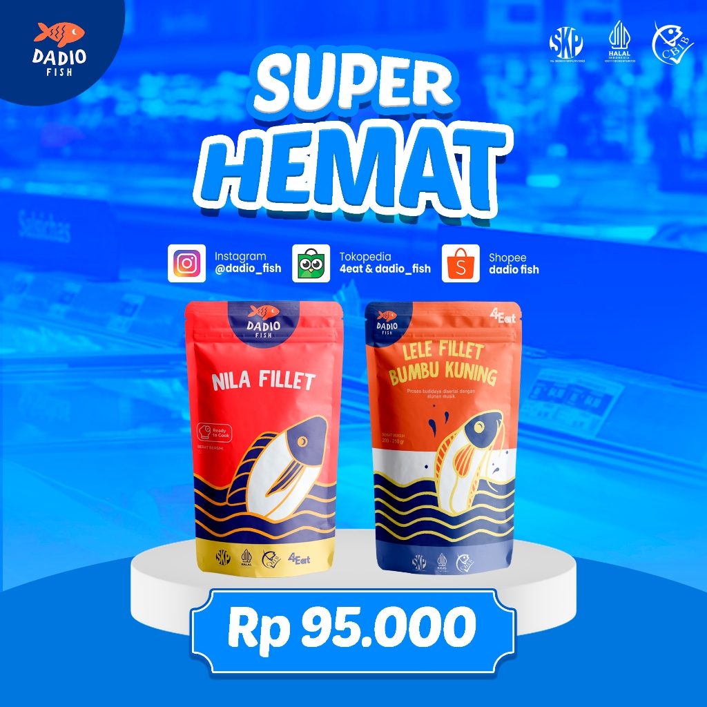 

Paket Hemat Nila Fillet dan Lele Fillet