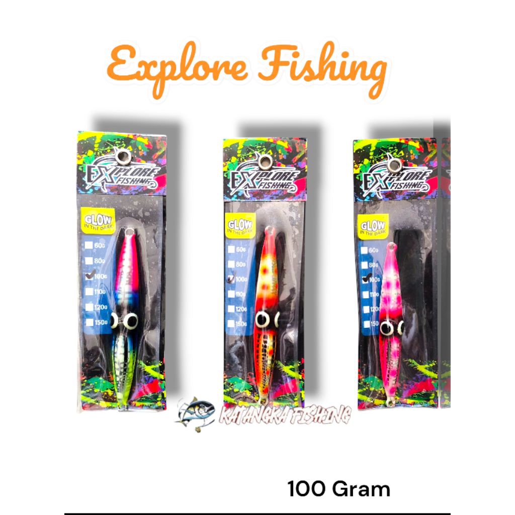 Metal Jig Explore Fishing Cumi 100gram