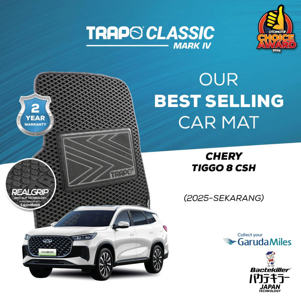 Karpet Trapo Mobil Mark IV Chery Tiggo 8 CSH (2025-Sekarang) Karpet Tiggo 8 CSH