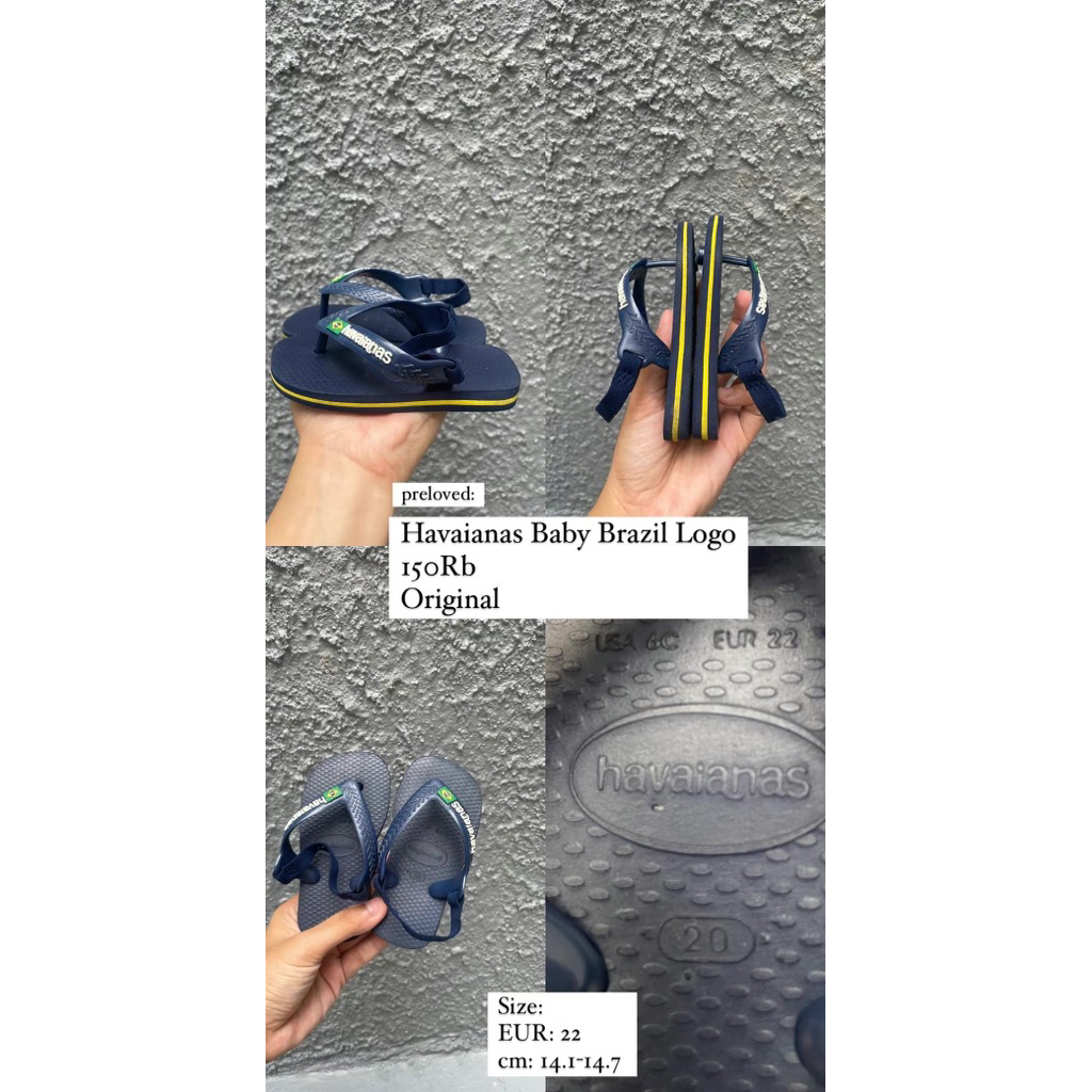 Havaianas Sandal Baby Brazil Logo