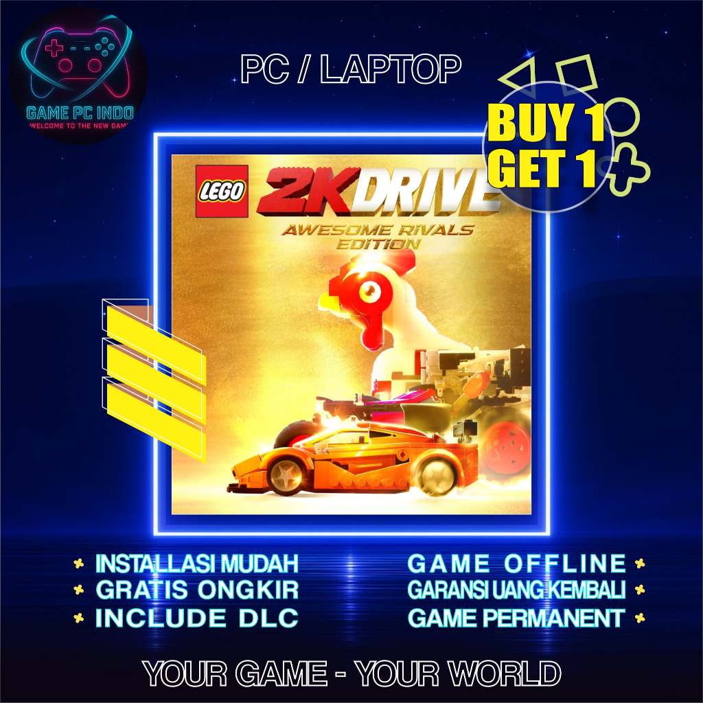 LEGO 2K Drive Awesome Edition PC - Laptop / Game Balap Lego
