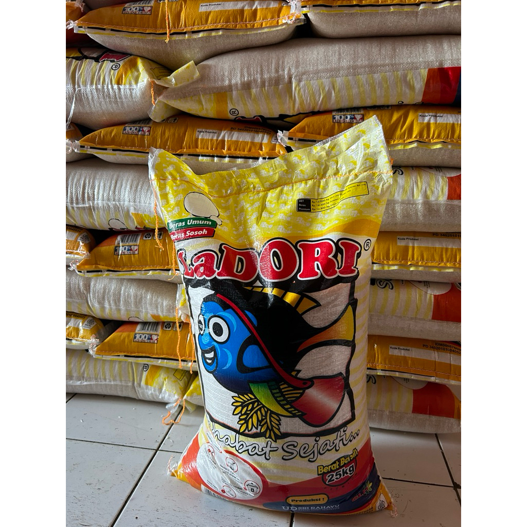 

Beras ladori kemasan 25kg