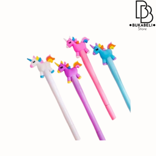 

BUKABELI COD Pena UNICORN LED Lucu LED Unicorn Pen Murah Produk Import U09