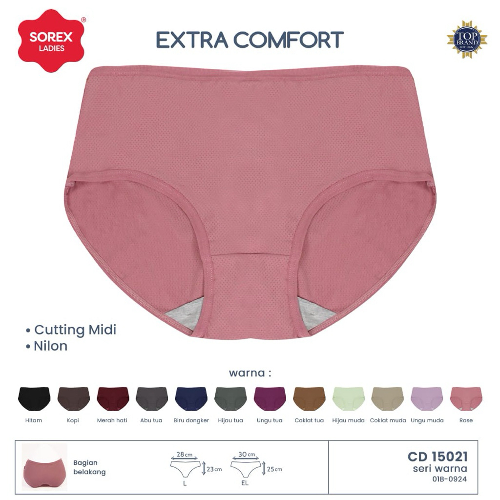 Celana dalam motif pori sorex 15020 mini & 15021 midi Asli sorex