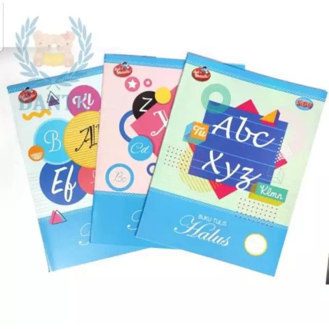 

Buku tulis garis tiga - Buku tulis halus - Buku belajar tulis sambung