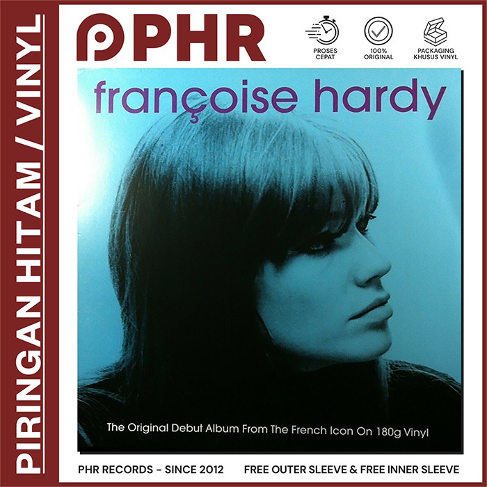 Vinyl FRANCOISE HARDY - Francoise Hardy (Blue) [Piringan Hitam/LP/PH]