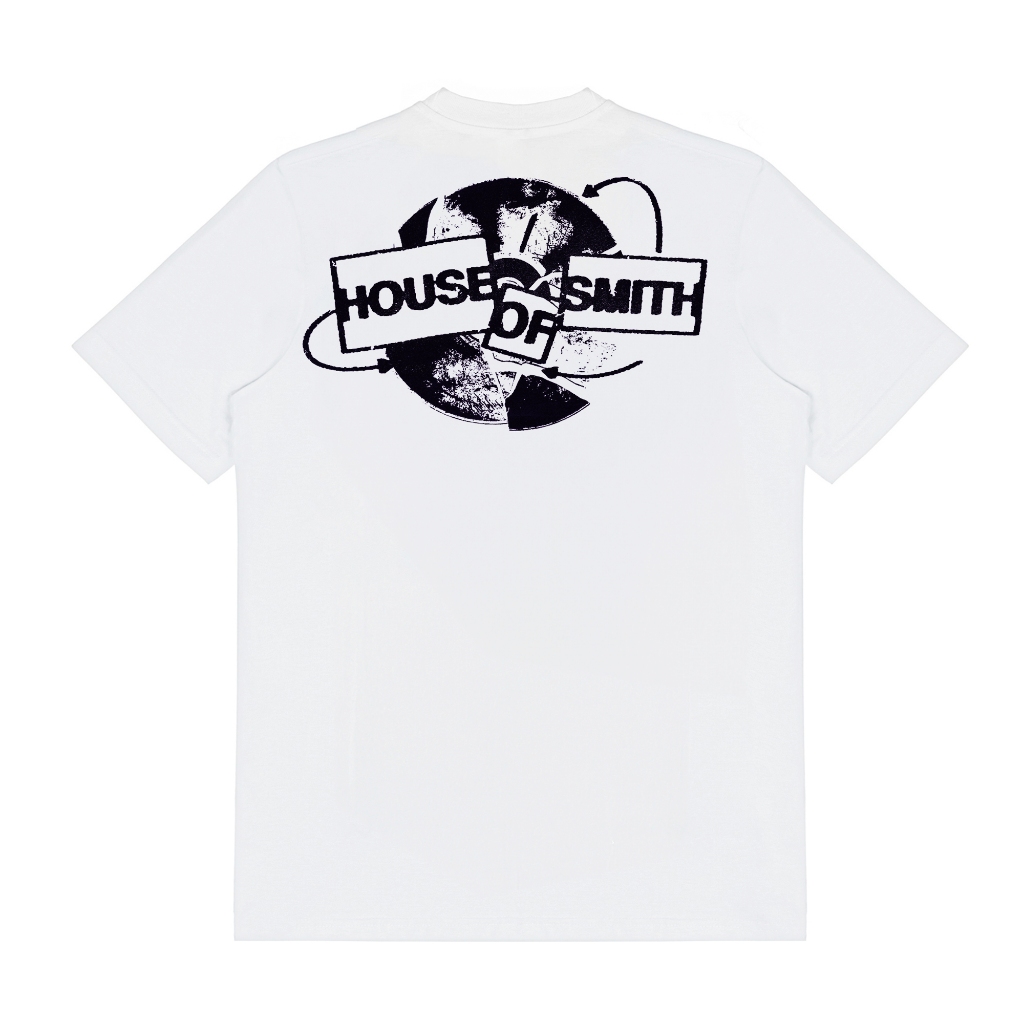 House of Smith Kaos Pria Lengan Pendek - Pieces T-shirt White #2 - T Shirt
