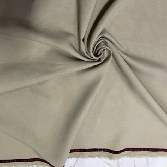 Kain Wool merk Geliano 500’S SUPERFINE WOOL AND CASHMERE DESIGN MADE IN ITALY