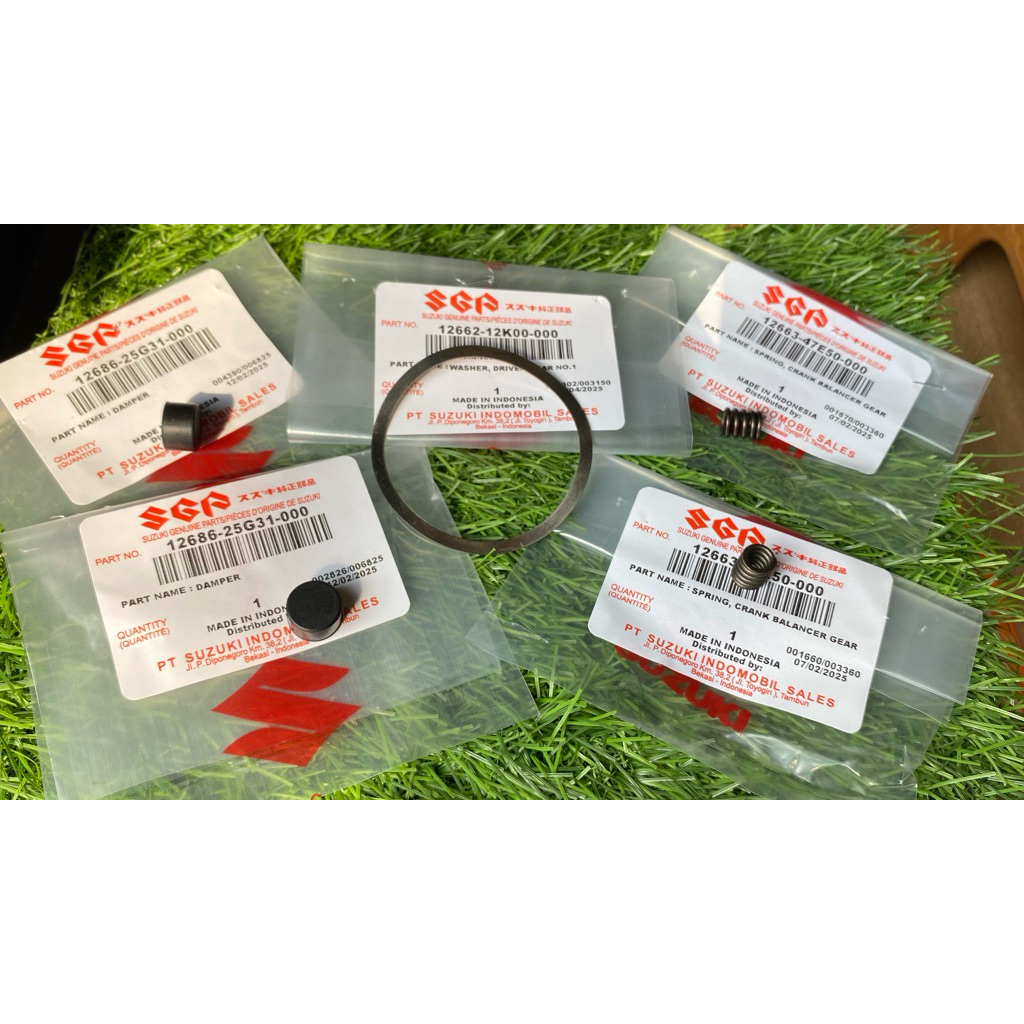 Ring Gelombang Karet Damper Crankshaft Per Balancer Satria Fu Fi GSX R S Raider Fi 150 Original SGP