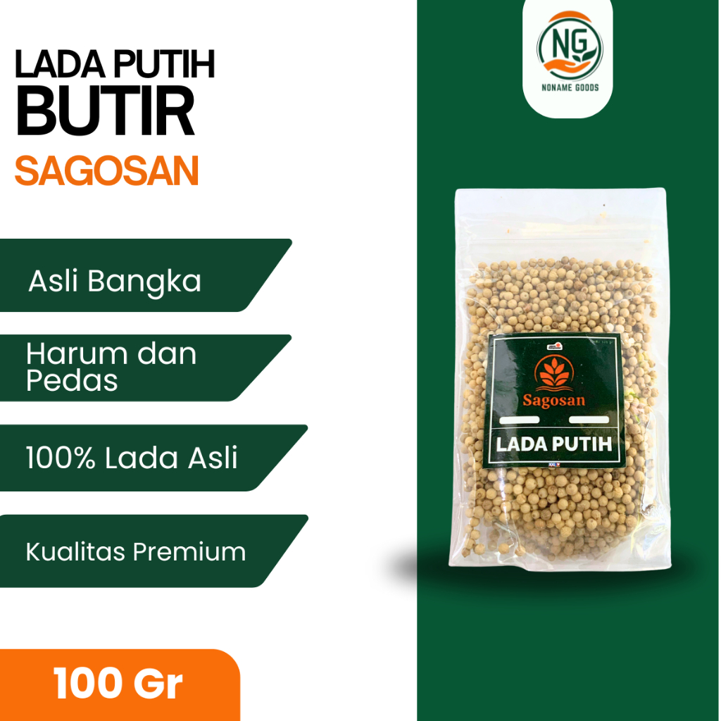 

Lada Putih Butir Asli Bangka