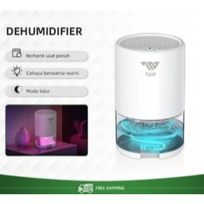 DVN TNW HD10 Dehumidifier 1L Air Dryer 2 In 1 Air Purifier Portabel Dehumidifier Serap Air Penyerap 